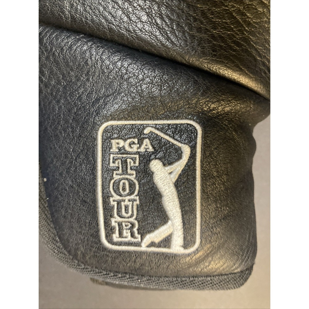 PGA Tour Logo Golf Putter Headcover Black **READ*